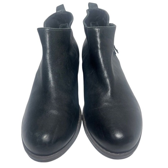 Eric Michael London Woman's Ankle Leather Boots Black Made In Spain EU 37 US 6.5 - Picture 2 of 6